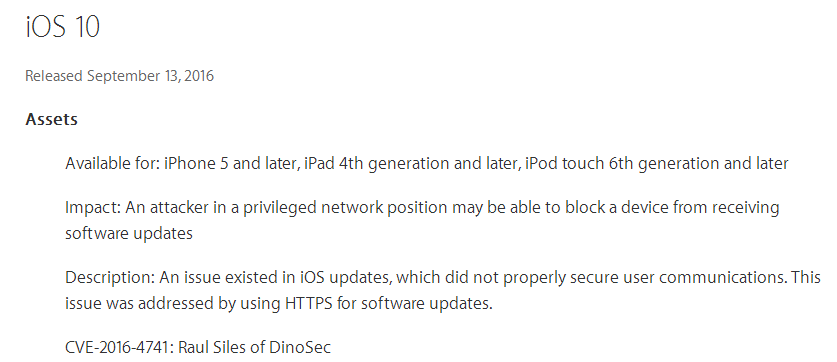 iOS10 使用HTTPS进行更新升级