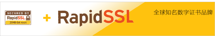 RapidSSL-全球知名的数字证书品牌